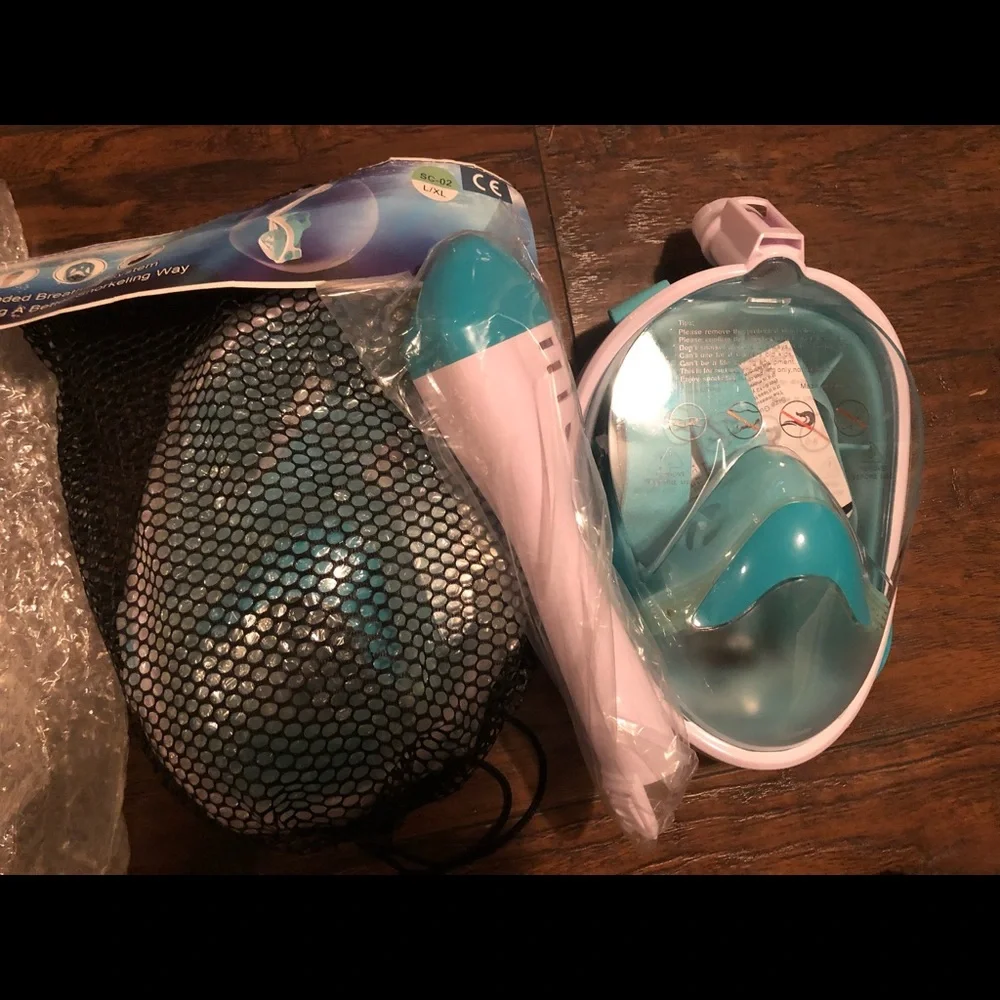 Brand New snorkel face mask set - Picture 2 of 3
